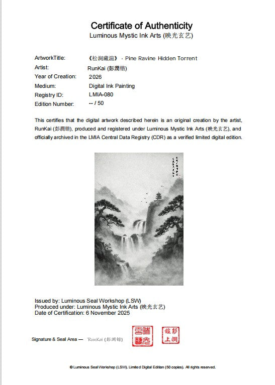 LMIA-080 《松涧藏湍》· Pine Ravine Hidden Torrent