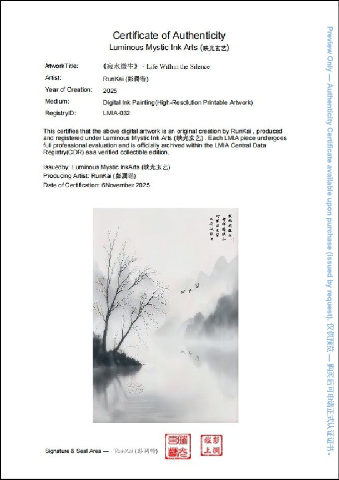 LMIA-032 《寂水微生》 · Life Within the Silence