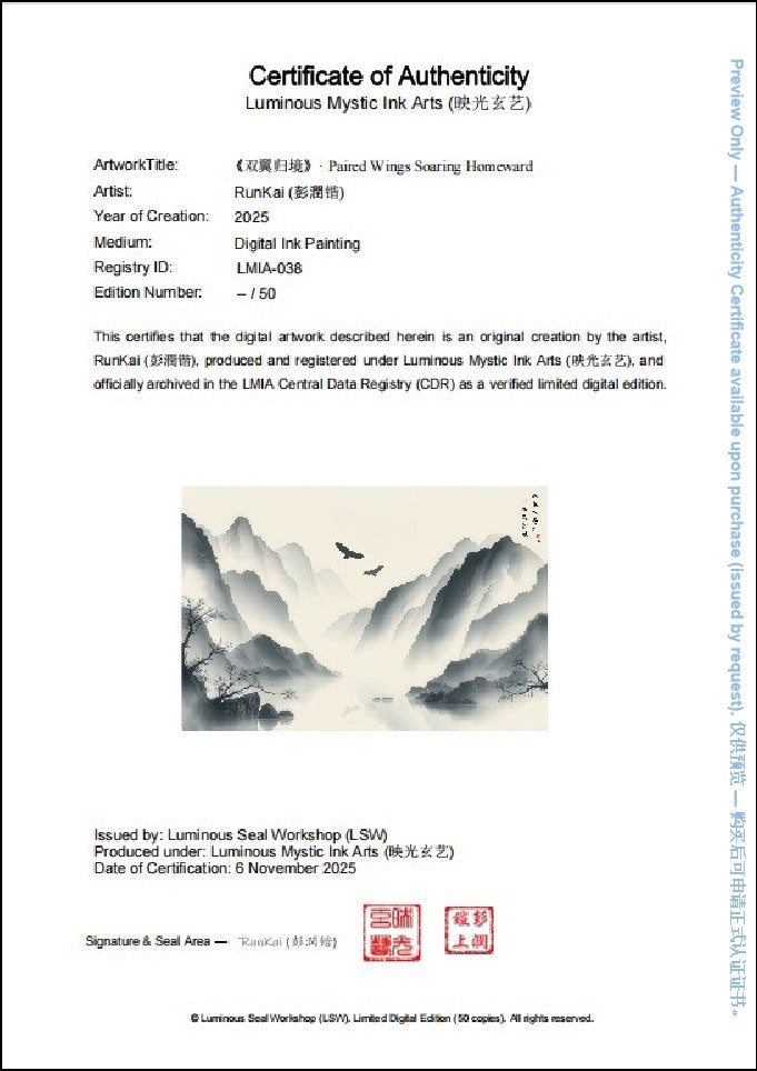 LMIA-038 《双翼归境》 · Paired Wings Soaring Homeward