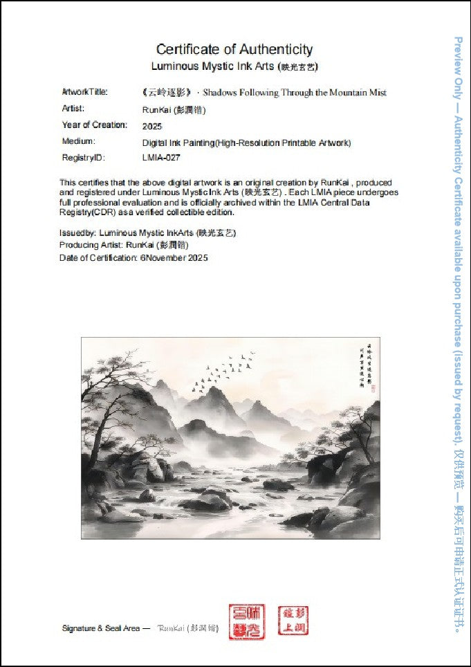 LMIA-027 《云岭逐影》 · Shadows Following Through the Mountain Mist