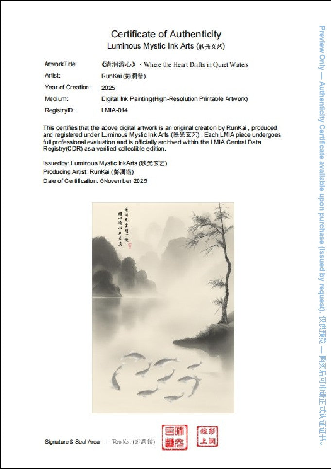 LMIA-014 《清涧游心》 · Where the Heart Drifts in Quiet Waters
