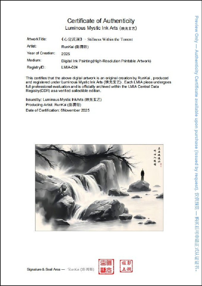 LMIA-024 《心定流澜》 · Stillness Within the Torrent