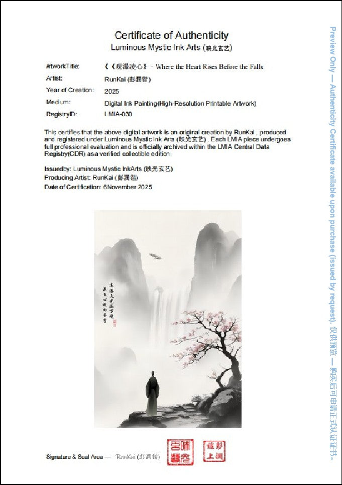 LMIA-030 《观瀑凌心》 · Where the Heart Rises Before the Falls