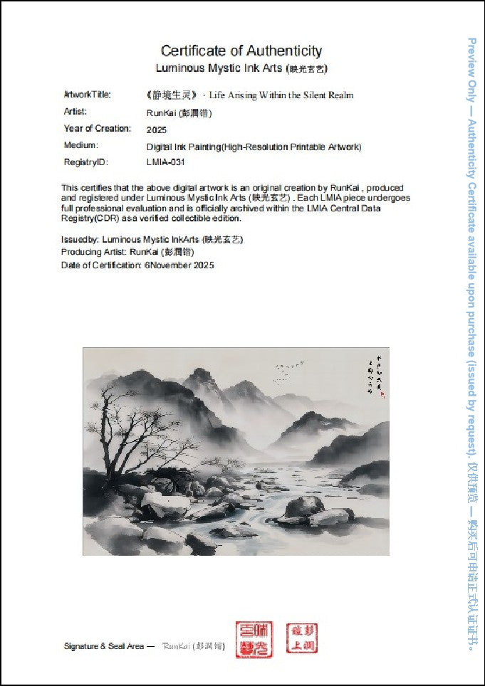 LMIA-031 《静境生灵》 · Life Arising Within the Silent Realm