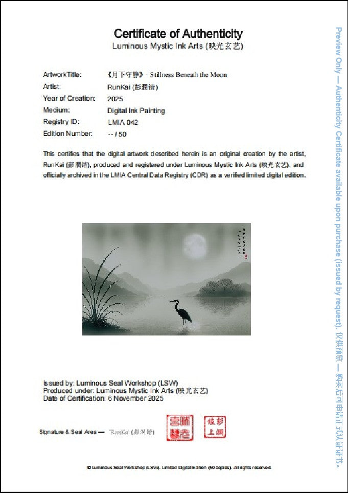LMIA-042 《月下守静》 · Stillness Beneath the Moon