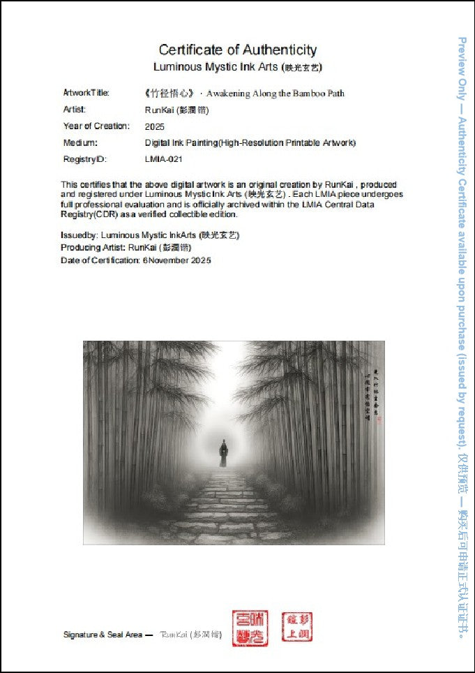 LMIA-021 《竹径悟心》 · Light Beyond the Bamboo Shadows