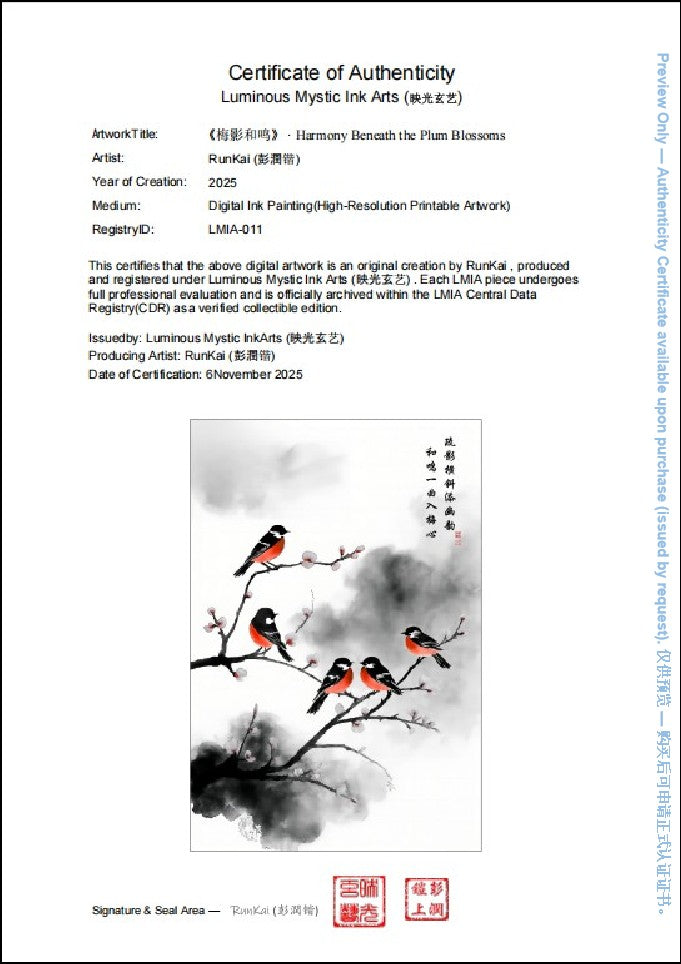 LMIA-011 《梅影和鸣》 · Harmony Beneath the Plum Blossoms