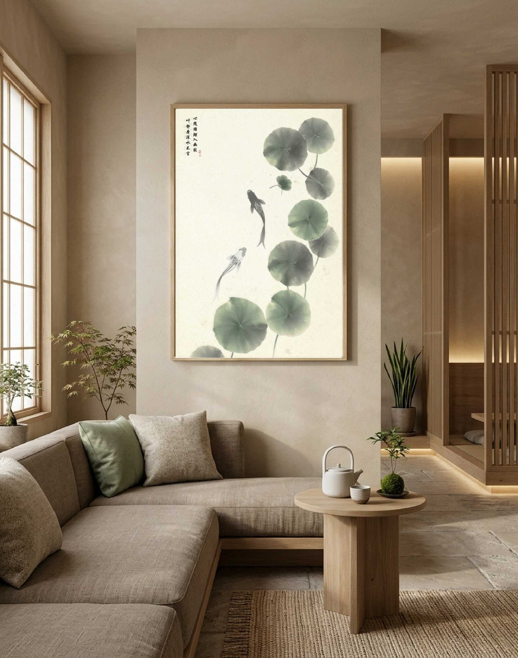 Still Merchandise The Heart Observing in Still Waters | Chinese Ink Art Print – Luminous ...