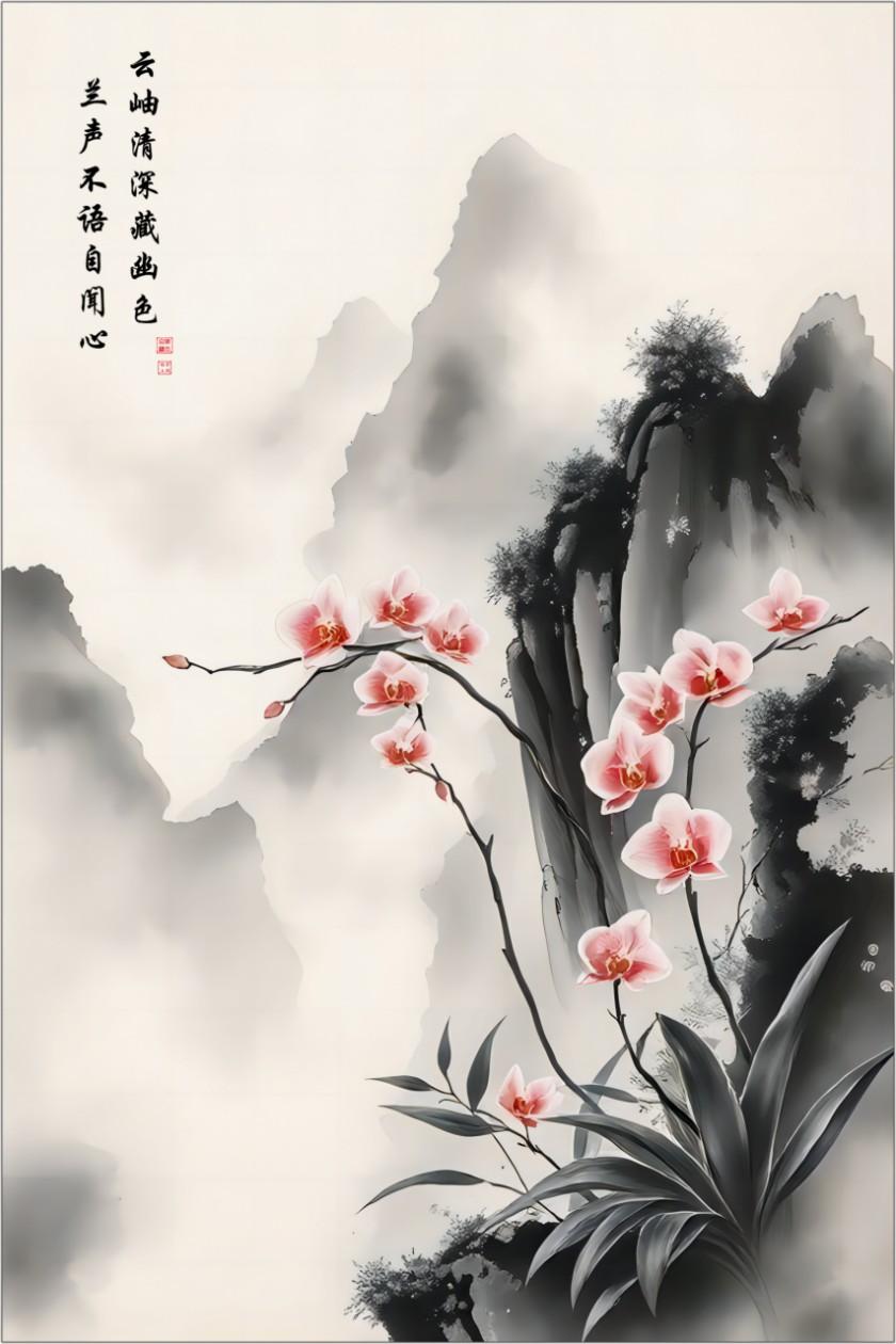 LMIA-015 《云岫幽兰》 · Whispers of the Orchid in Quiet Clarity