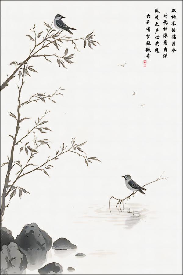 LMIA-023 《双栖对影》 · Reflections of Two Resting Wings
