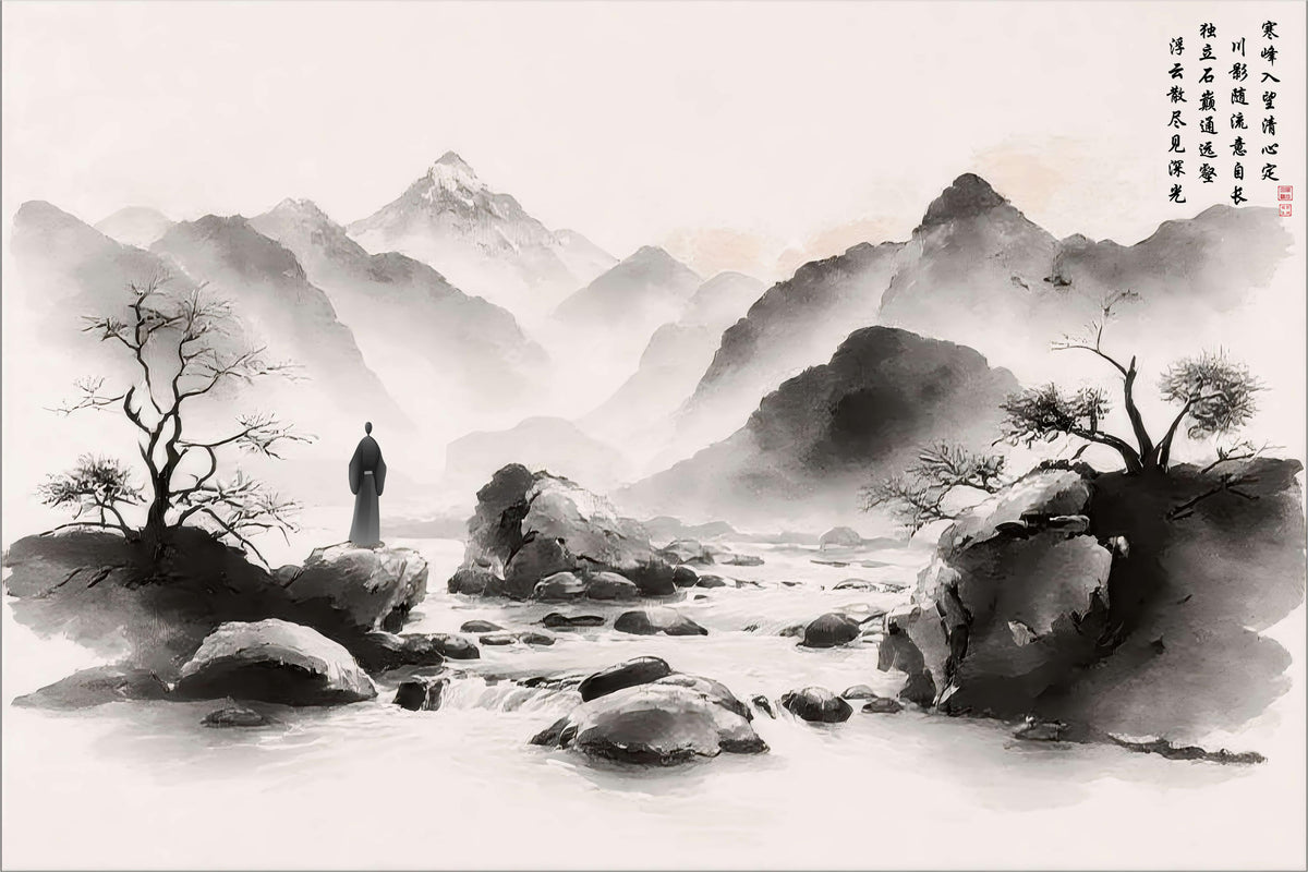 LMIA-029 《寒峰观流》 · Watching the Waters Beneath the Winter Peaks