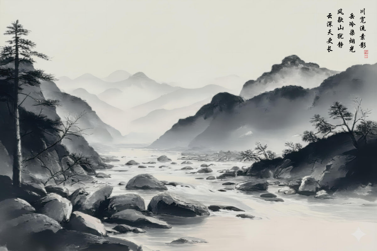 LMIA-034 《川岳静观》 · A Stillness Among Rivers and Mountains