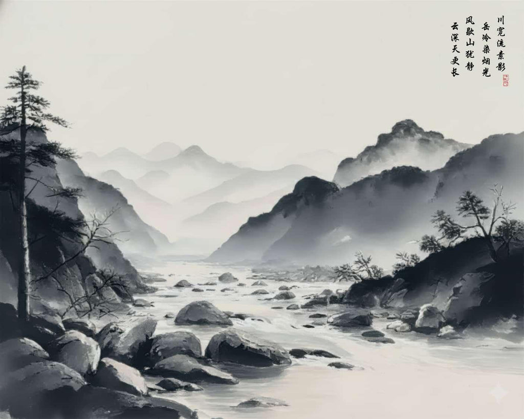 LMIA-034 《川岳静观》 · A Stillness Among Rivers and Mountains
