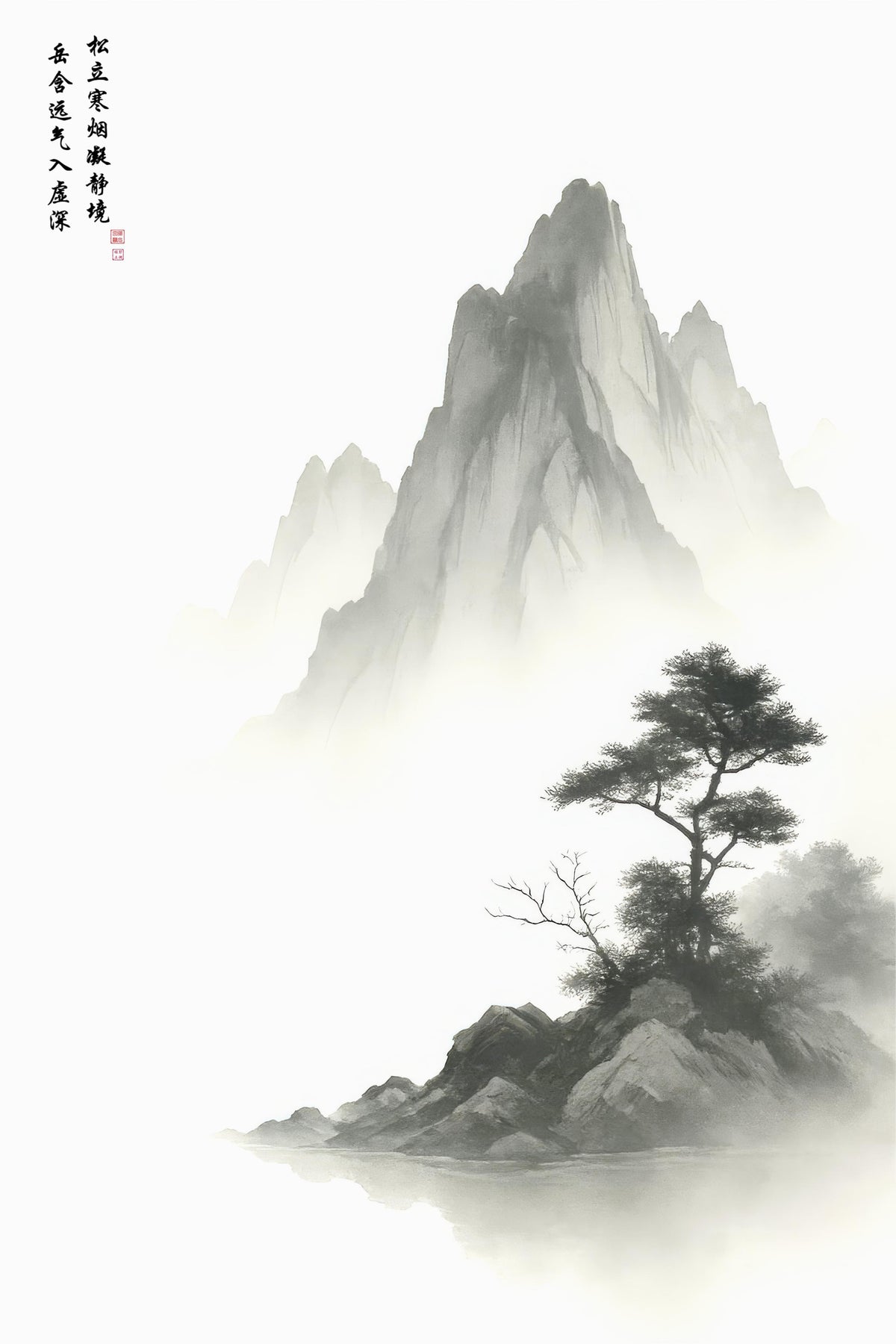 LMIA-066 《松岳静境》 · Pine and Peak within a Tranquil Realm