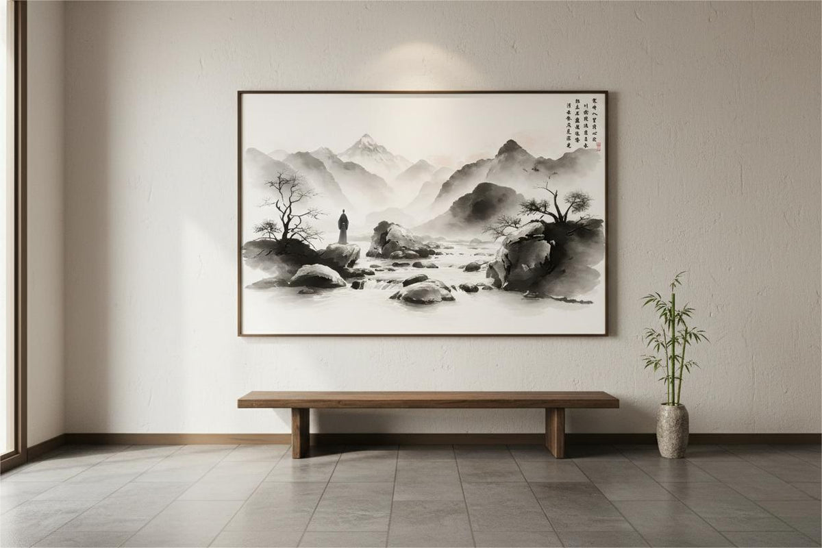 LMIA-029 《寒峰观流》 · Watching the Waters Beneath the Winter Peaks