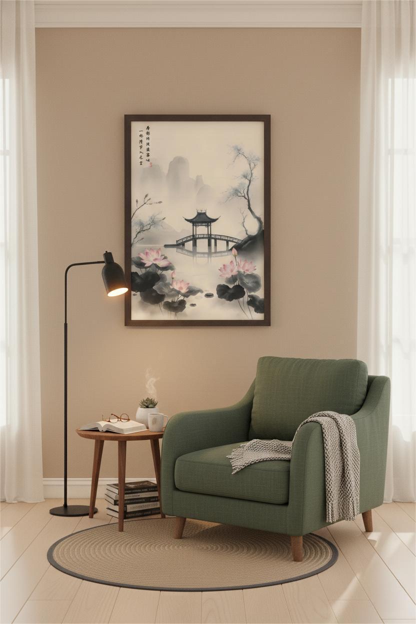 LMIA-018 《荷影渡心》 · Lotus Reflections on the Quiet Bridge